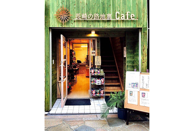『長崎の路地裏カフェ』のポップコーンは、ちゃんぽん味やカステラ味など長崎ならではの味が楽しめる、