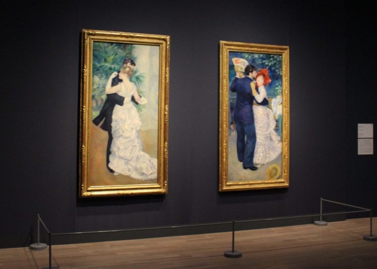 左：《都会のダンス》、右：《田舎のダンス》　ともにオルセー美術館