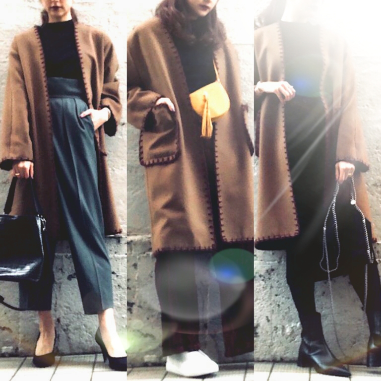 大人モテ決定版 キャメルコート 着回し 男ウケ絶大コーデ3選 デイリーアイテム着回し3days 101 Anew マガジンハウス