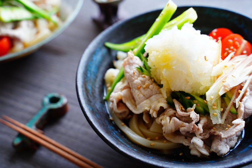 市販のめんつゆで ササッと簡単うまい 豚しゃぶ冷やしうどん Anew マガジンハウス