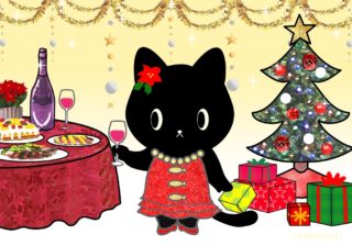 【黒猫心理テスト】あなたに合う「クリスマスの過ごし方」が簡単にわかる！　　