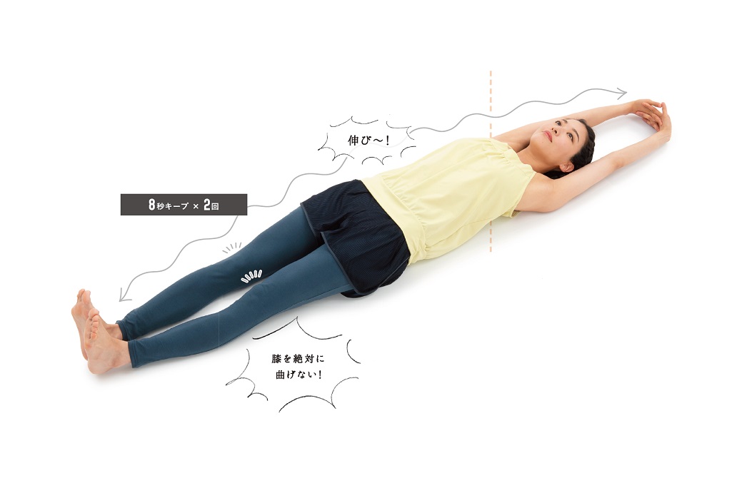 寝たままトレーニング　ズボラトレーニング　二の腕　腰痛　簡単トレーニング