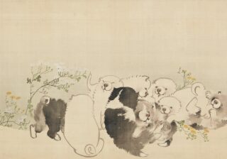 もふもふした子犬の姿に思わずきゅん！ 若冲や土牛の作品も登場、癒やしの日本美術展