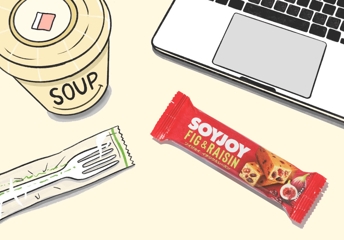 【PR・大塚製薬】anan「カラダにいいもの大賞」受賞！ 新フレーバー「SOYJOY イチジク＆レーズン」でおいしく栄養摂取 - 写真：北尾 渉　イラスト：王 悠夏　文：市岡彩香　PR：大塚製薬