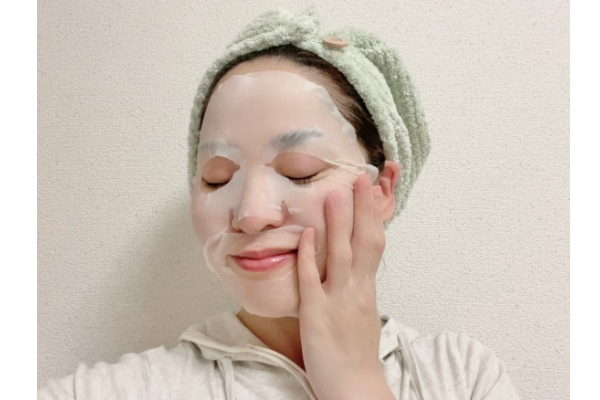 【お風呂上がり15分後】化粧水＋シートマスク