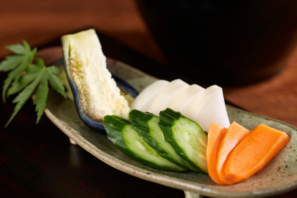 Nukadzuke,Is,Japanese-style,Pickled,Vegetables,Brined,In,Salted,Rice,Bran