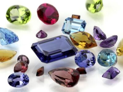 Real Gems Including Sapphire, Amethyst, Emerald, Ruby, Tanzanite, Garnet, Citrine, Tourmaline, Peridot, Aquamarine, Topaz and Blue Zircon.