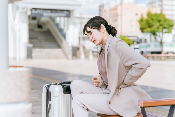 旅行中の月経による体調不良