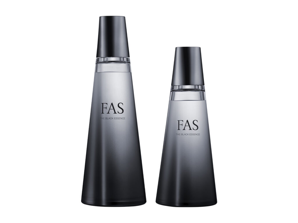 FAS「FAS ザ ブラック エッセンス」200mL ￥11,550 (税込) 、120mL ￥7,200 (税込)